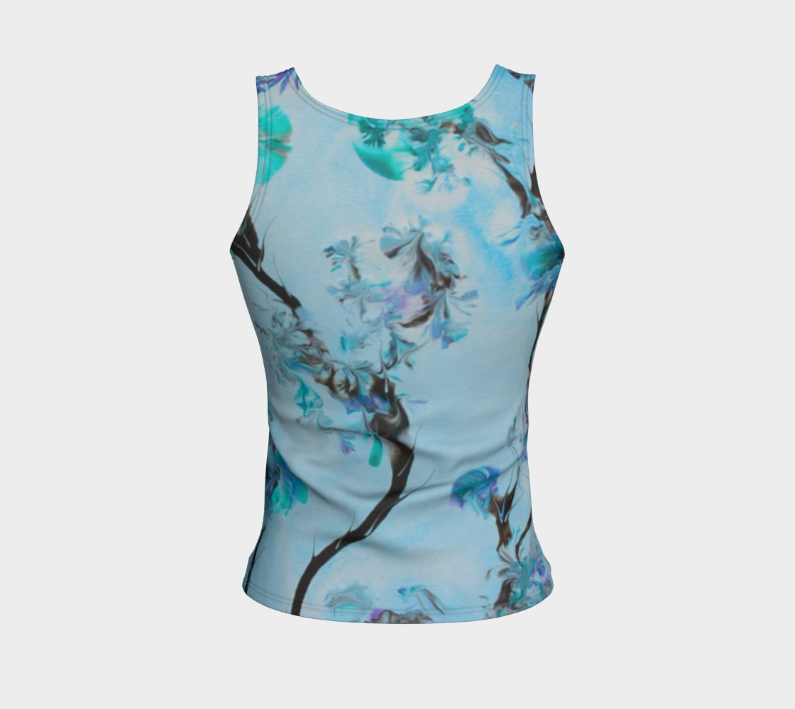 Fairy Garden Fitted Tank Top preview #2