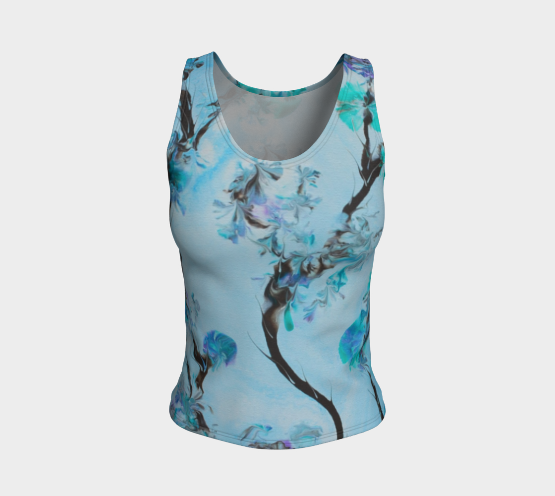 Fairy Garden Fitted Tank Top preview #1