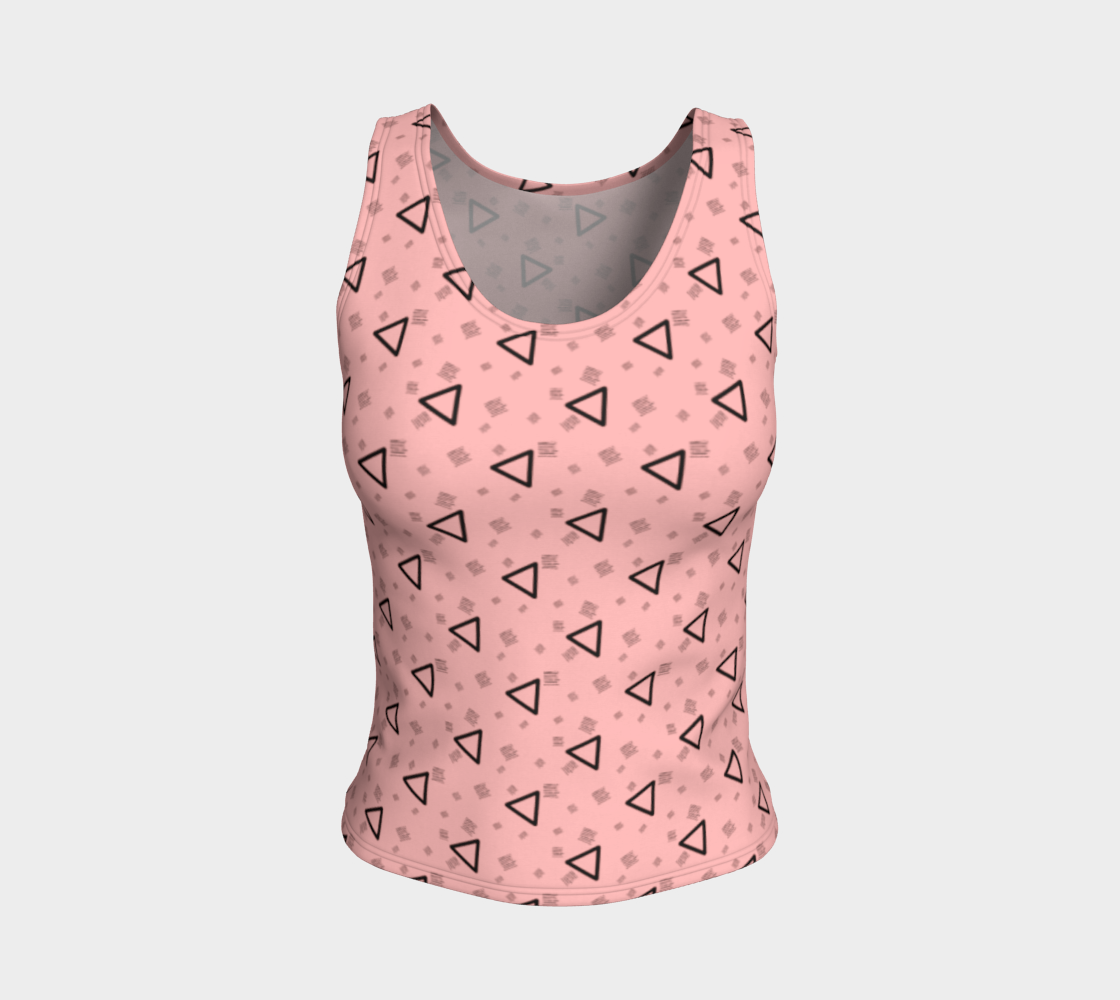 Triangles With Graffiti on Pink preview