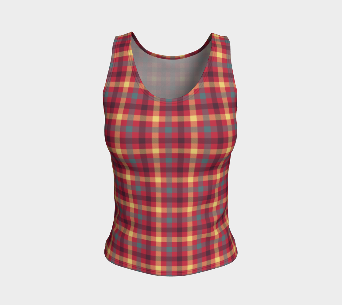 Amber Blue Checked Tartan preview