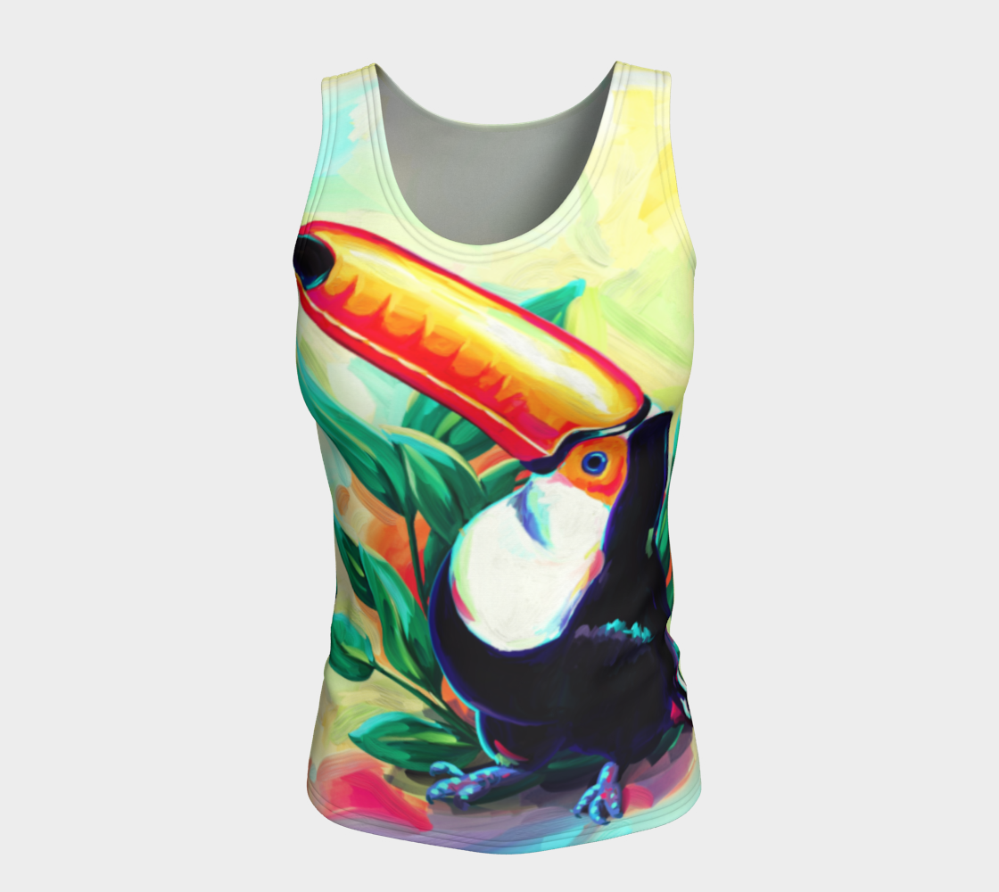 Toucan Fitted Tank Top preview #5