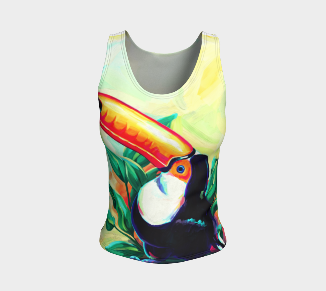 Toucan Fitted Tank Top preview
