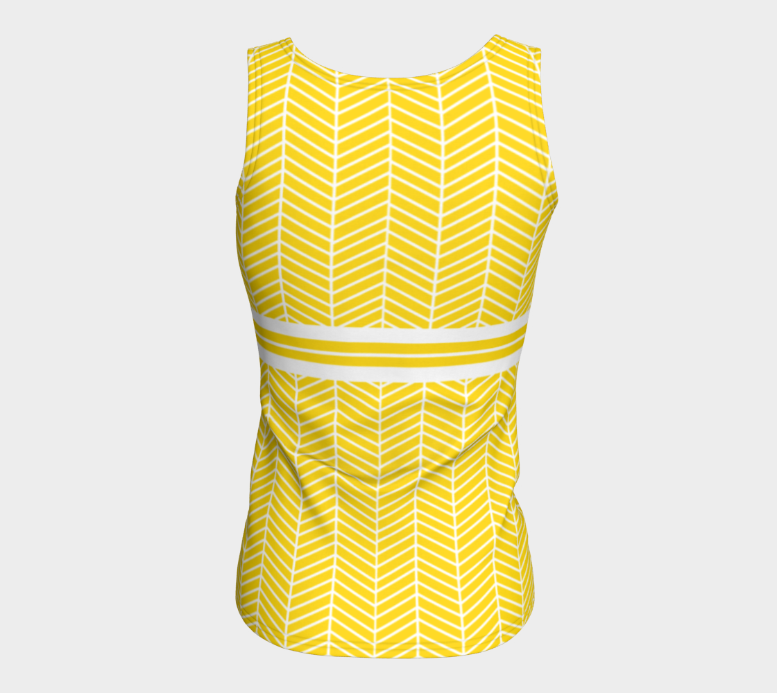 Lemony Fitted Tank preview #6