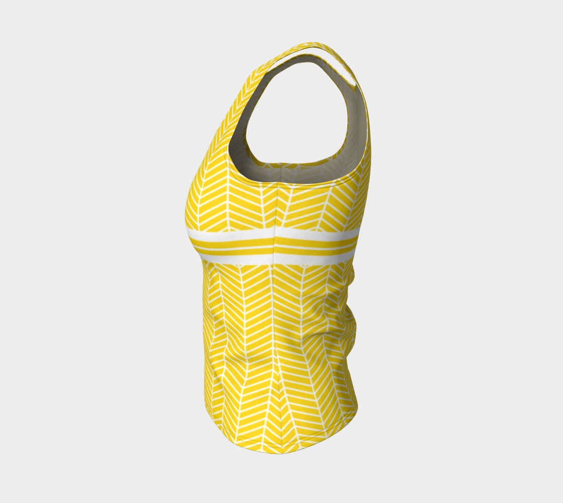 Lemony Fitted Tank preview #3