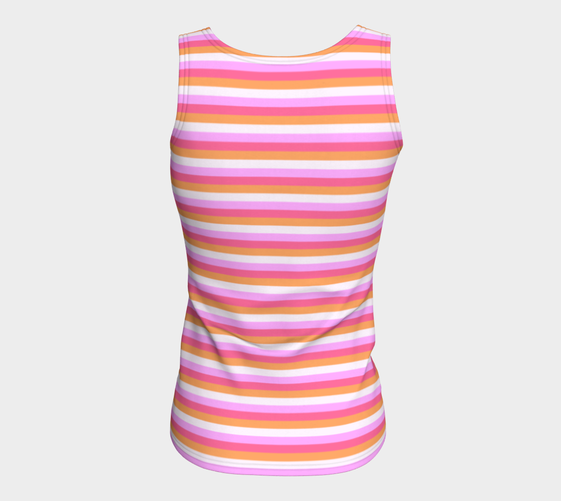 Berry Spritzer Fitted Tank preview #6