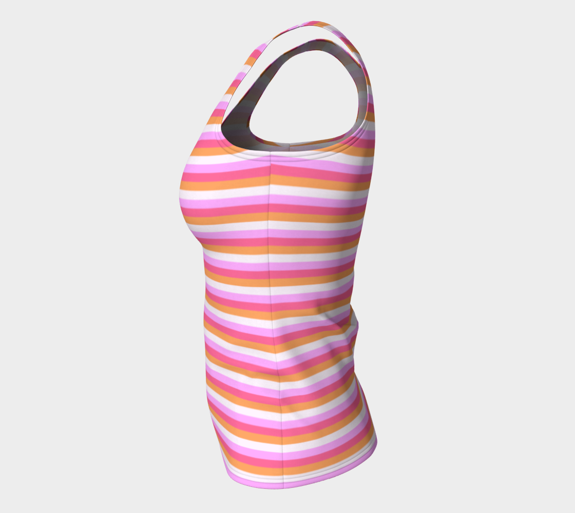 Berry Spritzer Fitted Tank preview #7