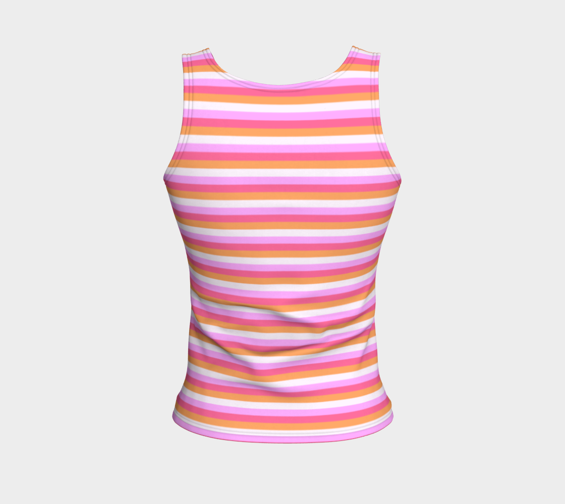 Berry Spritzer Fitted Tank preview #2