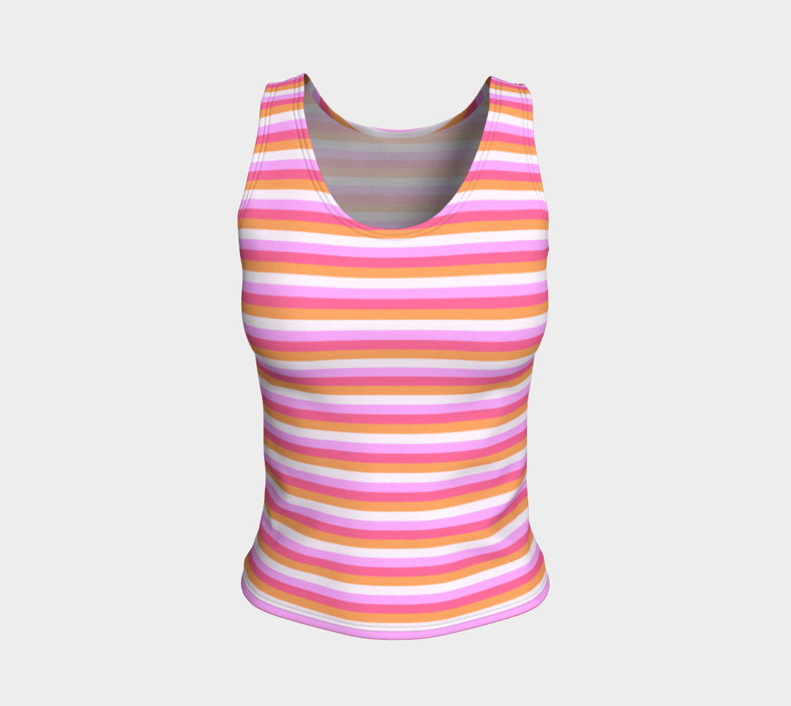 Berry Spritzer Fitted Tank 3D preview