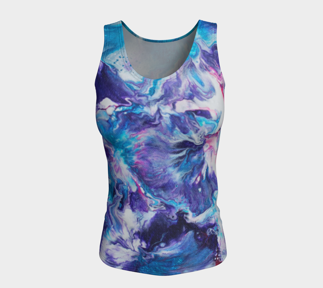 Bloom 2 - Fitted Tank Top thumbnail #6