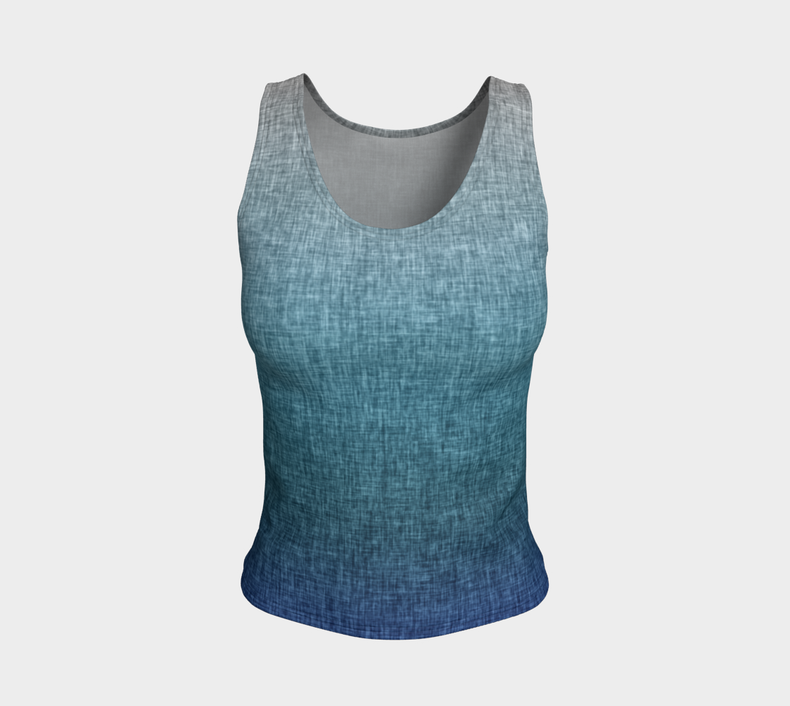 Ombre Teal Blue Green Grey Crosshatch preview
