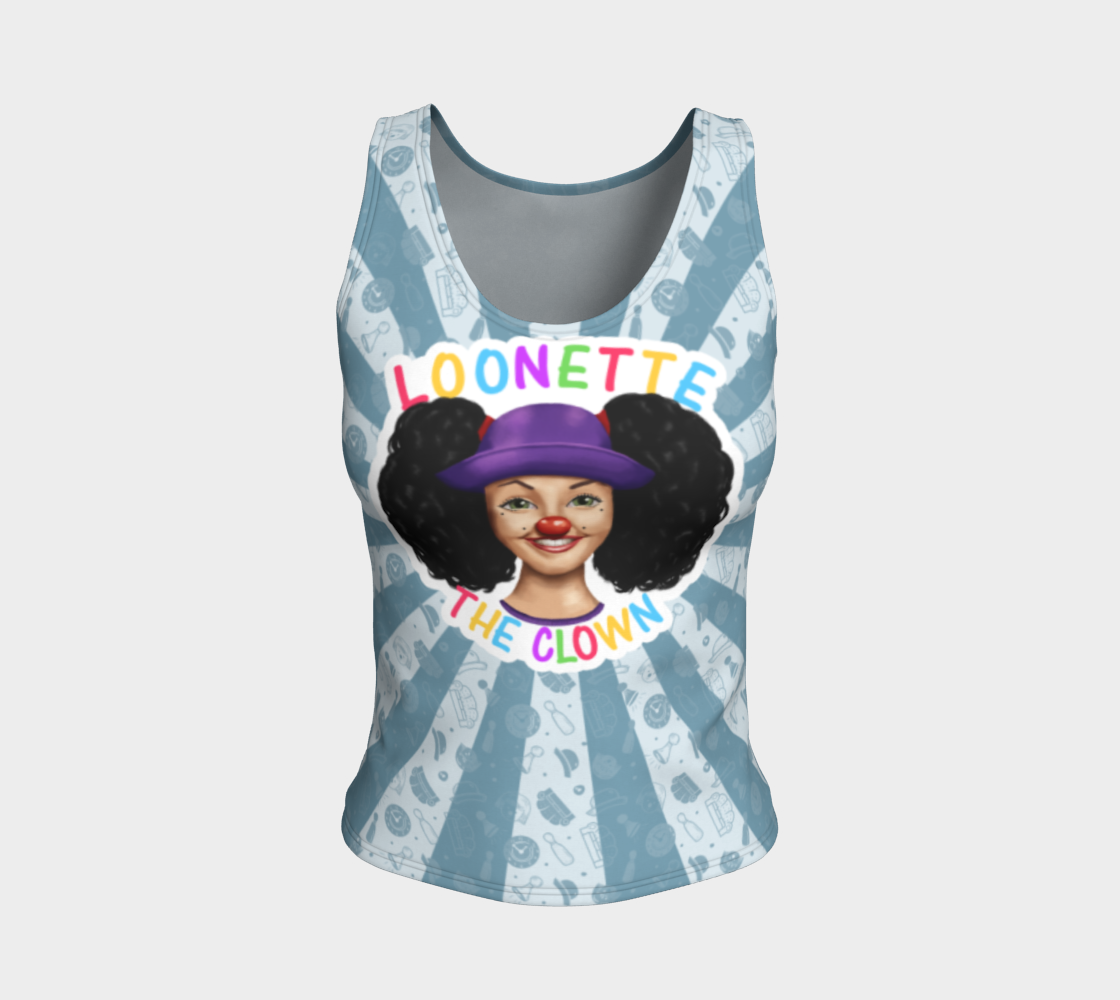 Loonette The Clown Fitted Tank Top preview