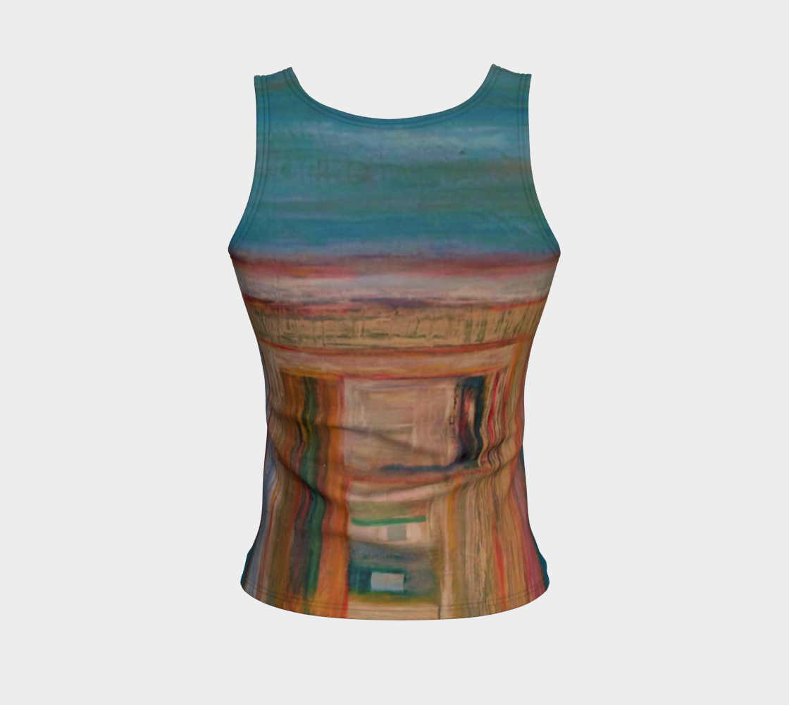 Fitted Tank Top La Puerta Collection  3D preview