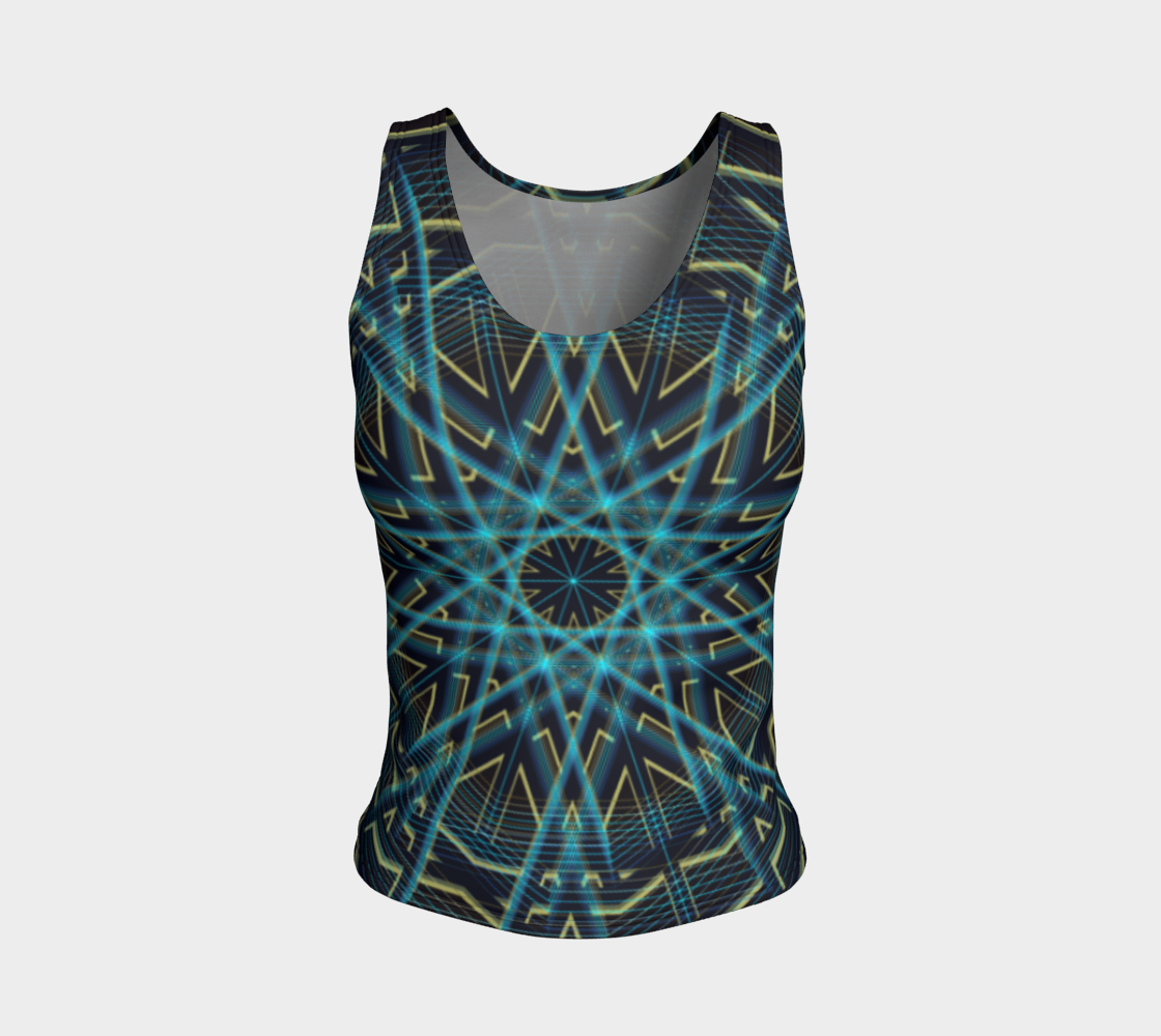 Galactic Lights Fitted Tank Top preview
