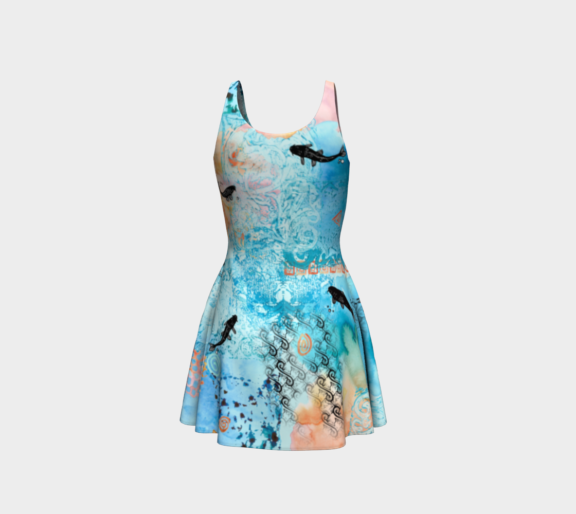 River of Paradise Flare Dress preview #3