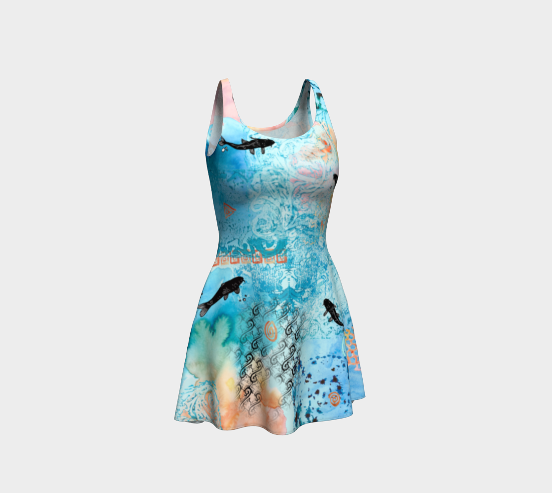 River of Paradise Flare Dress preview #1