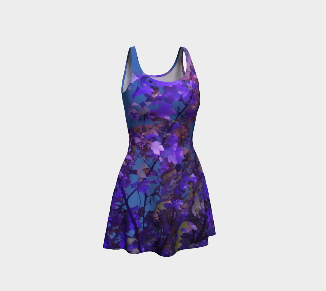 Illuminated Blue & Purple Leaves  preview