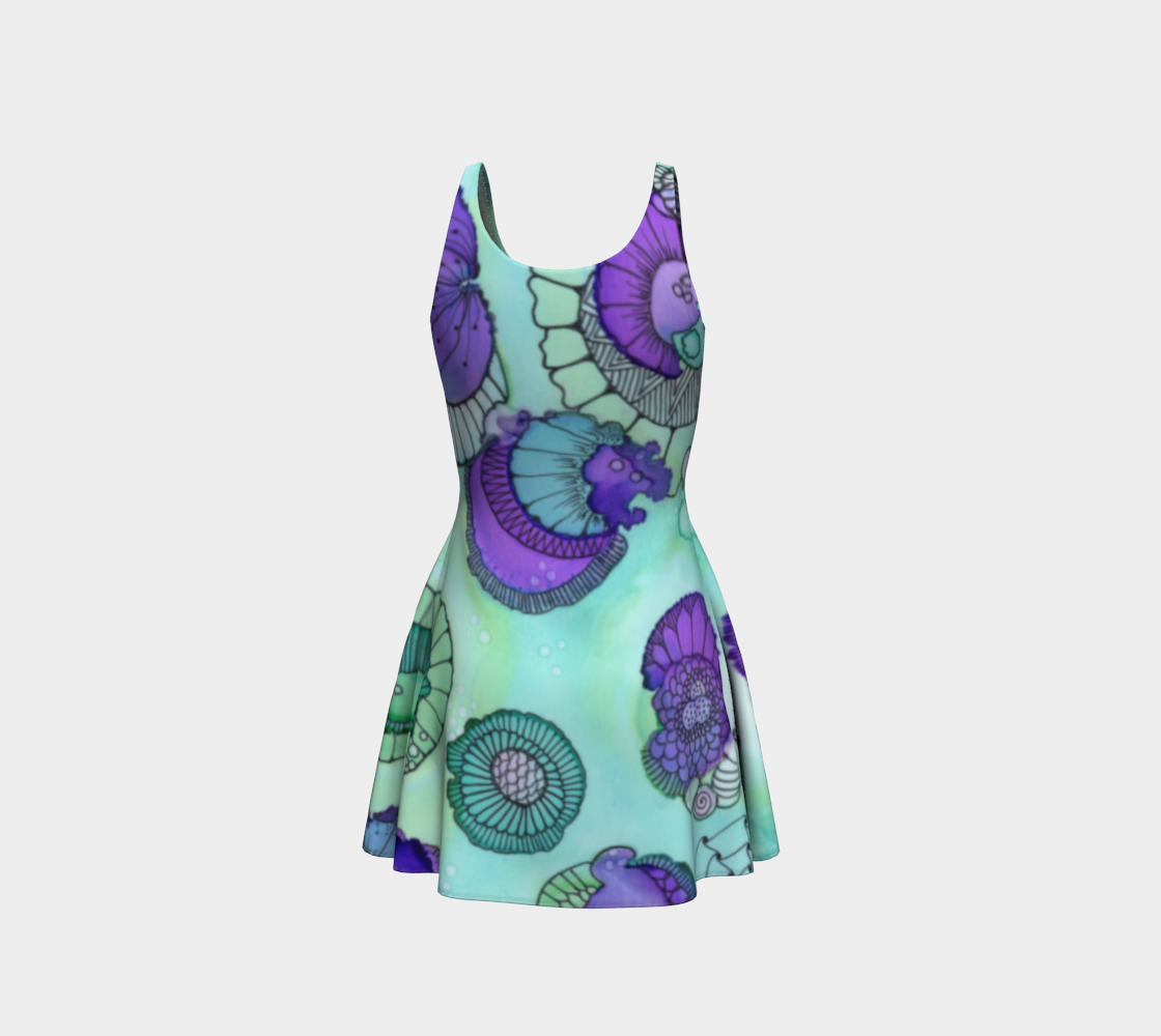 Pistachio Flare Dress preview #3