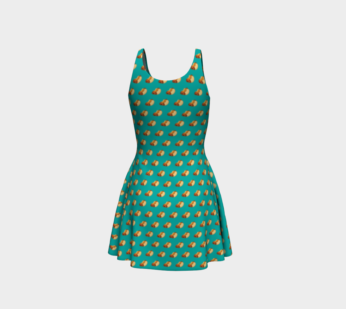 Wiener Dog Skater Dress preview #3
