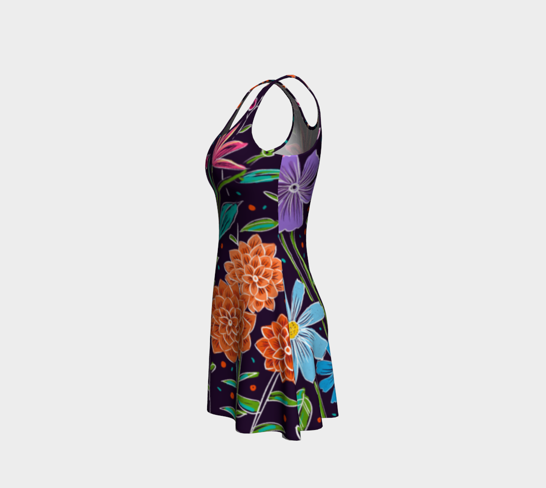 Robe évasée Fleurs d’été preview #2