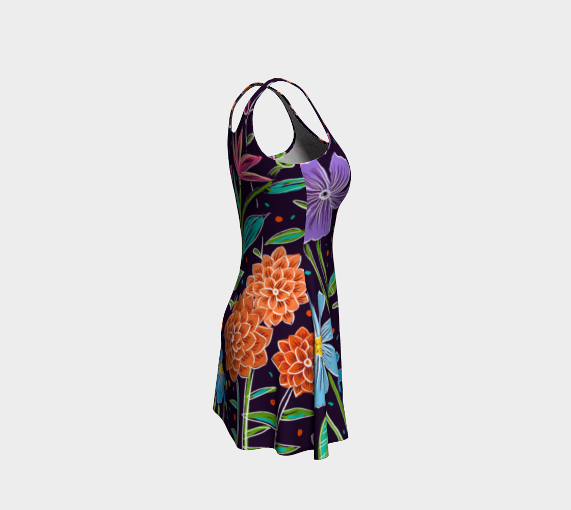 Robe évasée Fleurs d’été preview #4