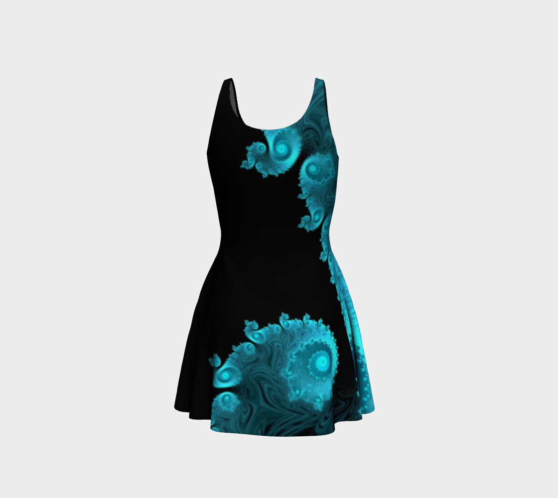 Black Ice Flare Dress preview #3