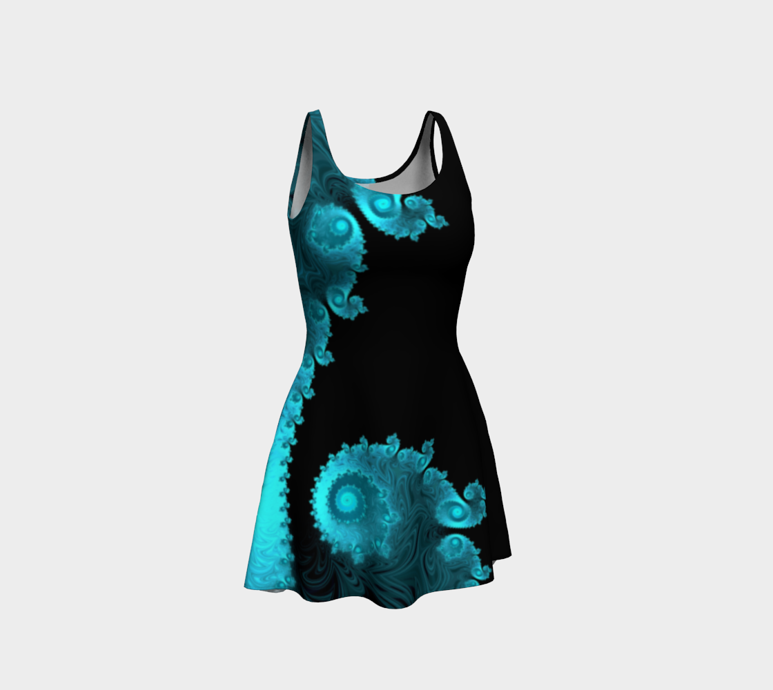 Black Ice Flare Dress preview #1
