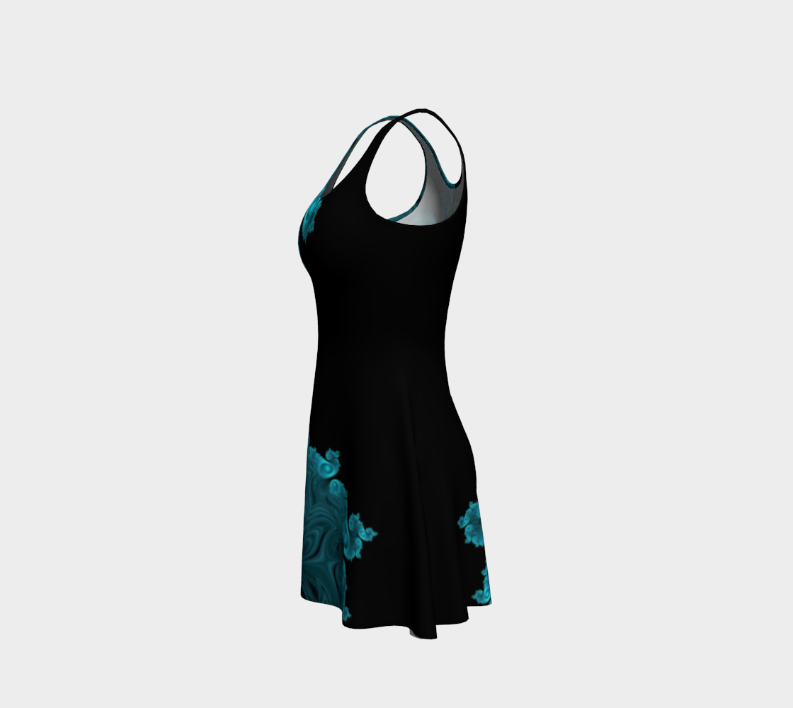 Black Ice Flare Dress preview #2