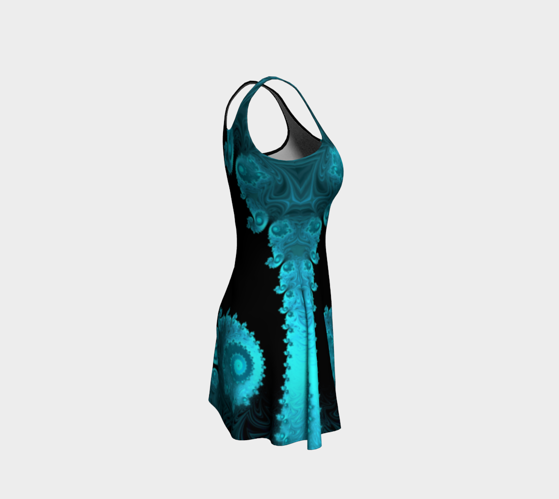 Black Ice Flare Dress preview #4