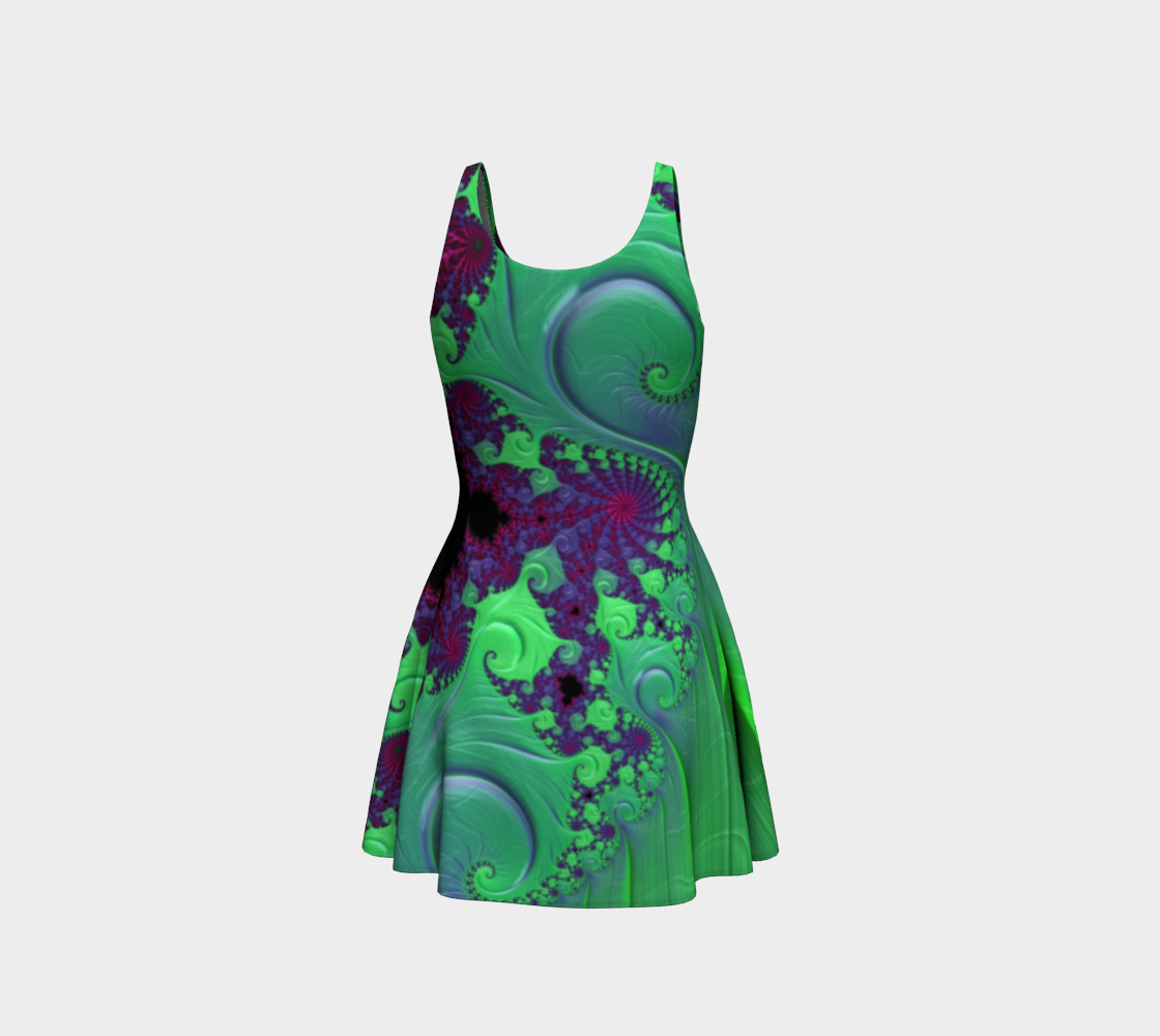 Euphoric Seahorse Flare Dress preview #3