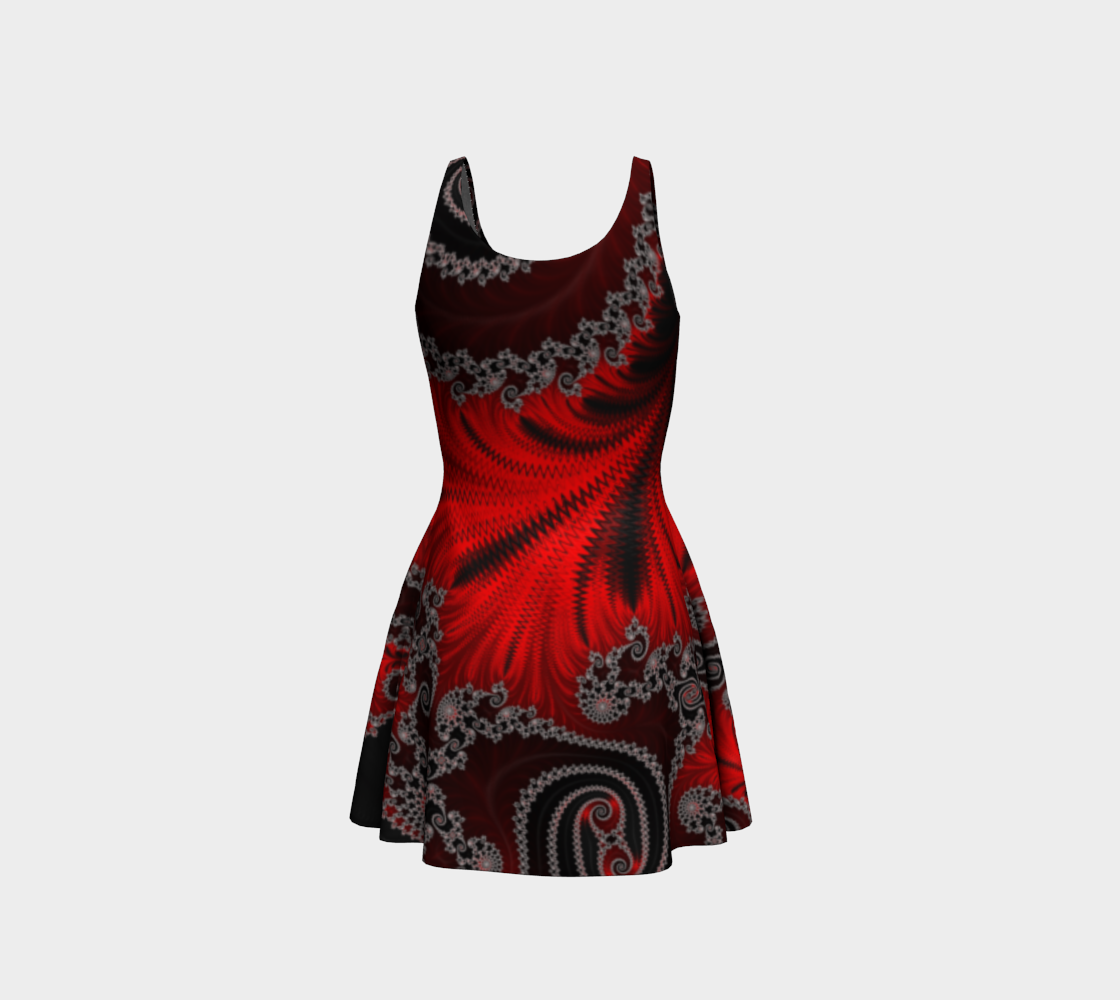 Lava Flowing Flare Dress preview #3