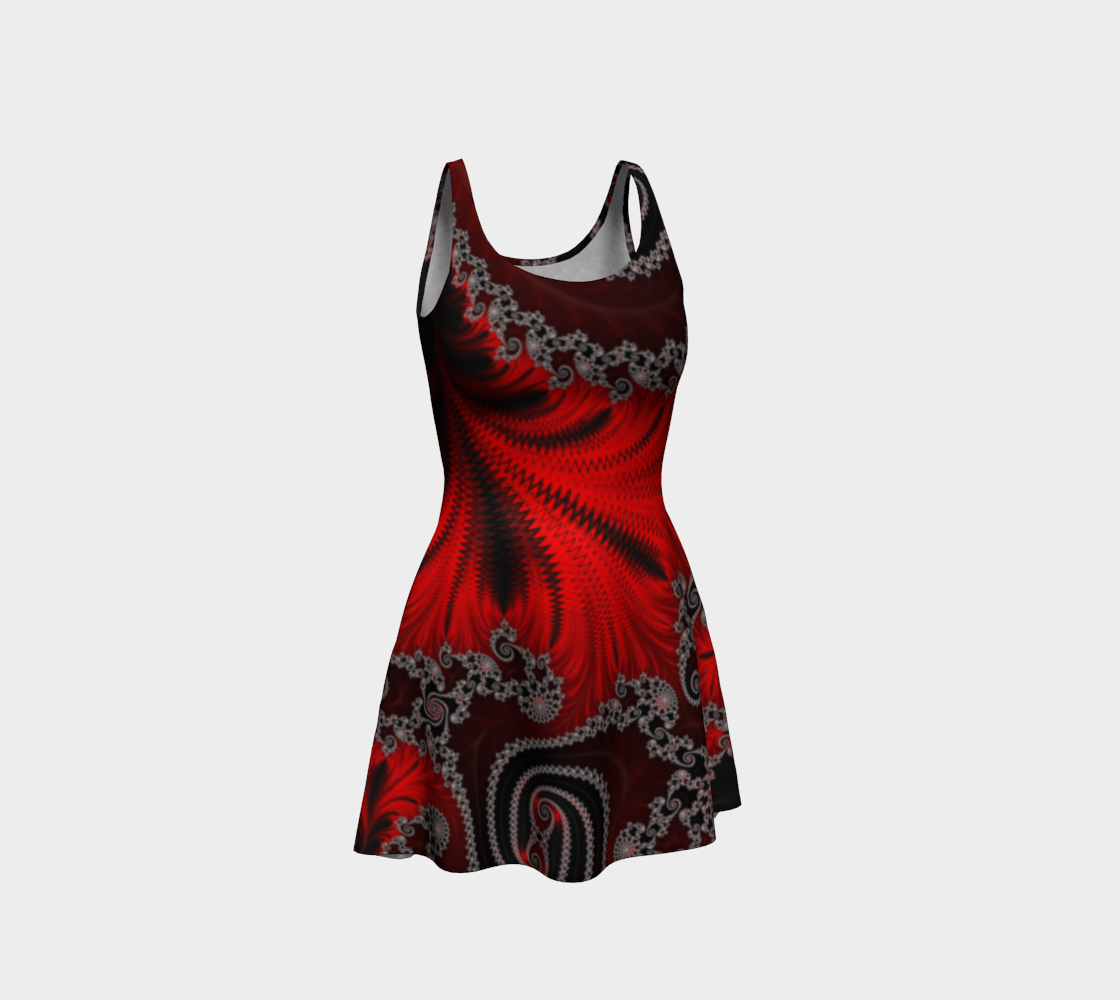 Lava Flowing Flare Dress preview #1