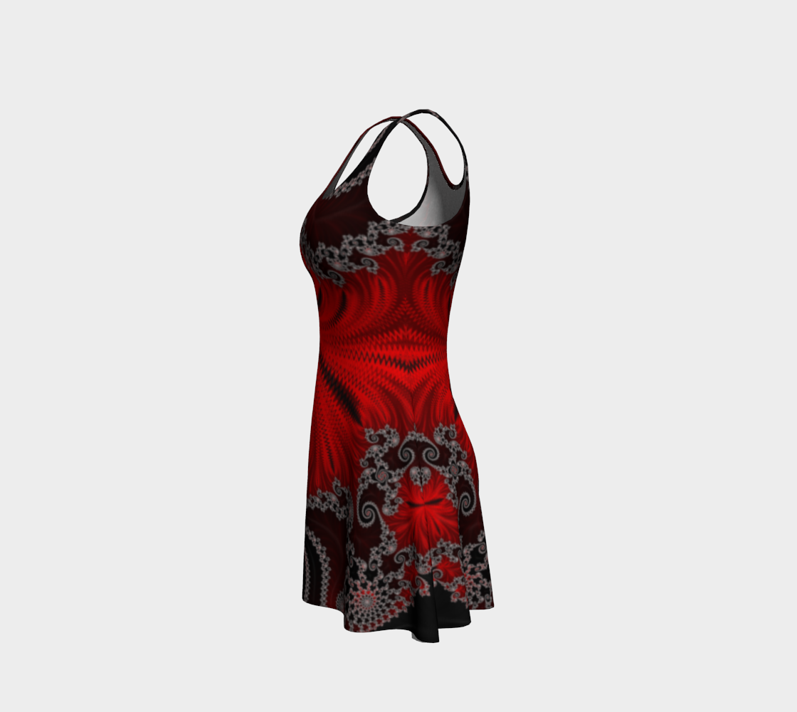 Lava Flowing Flare Dress preview #2
