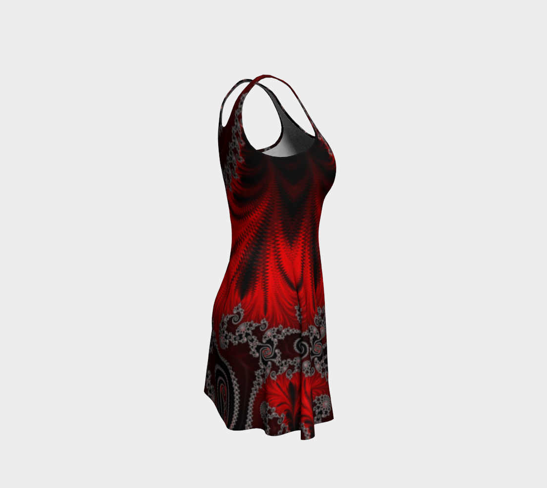 Lava Flowing Flare Dress preview #4