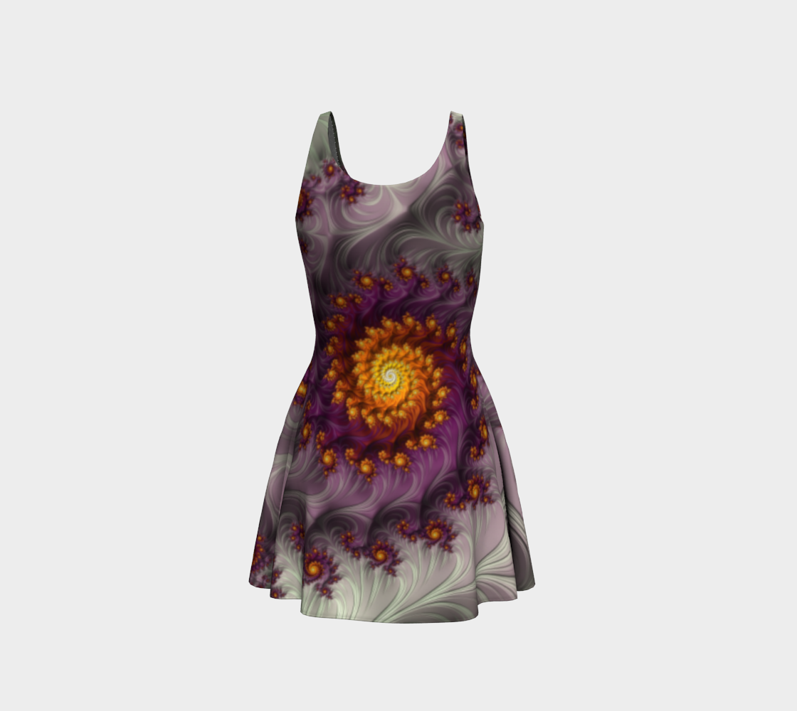 Saffron Frosting Flare Dress preview #3