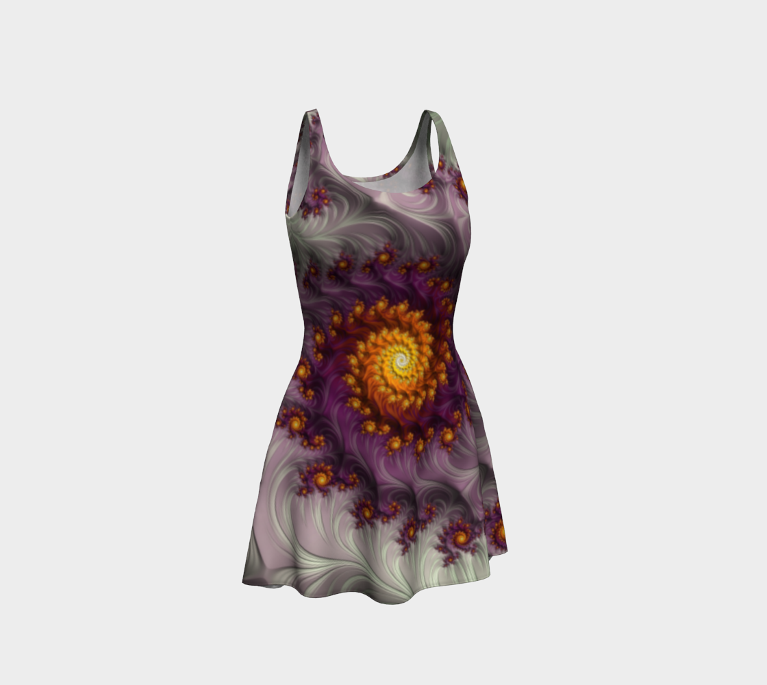 Saffron Frosting Flare Dress preview #1