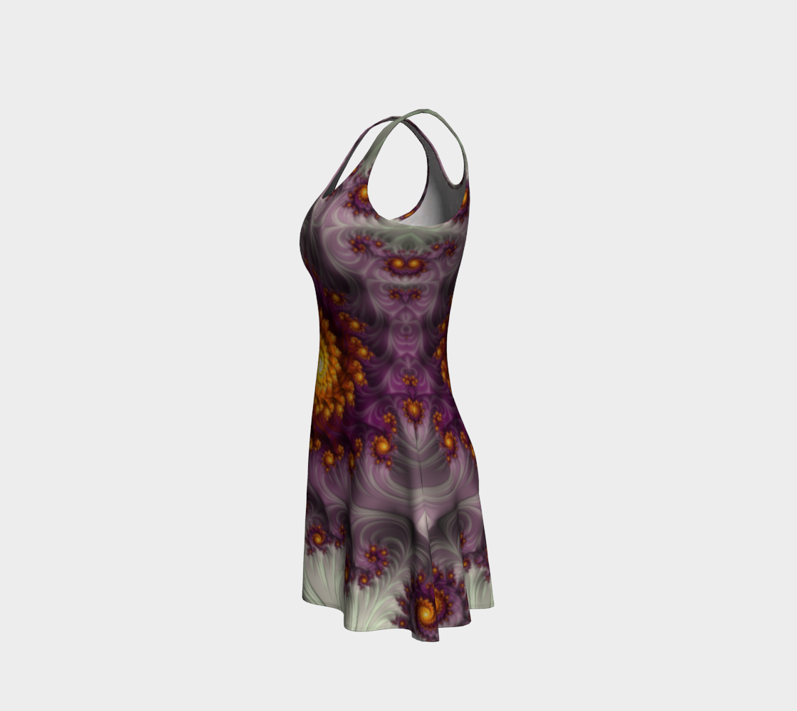 Saffron Frosting Flare Dress preview #2