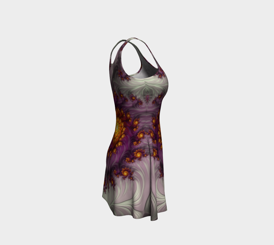 Saffron Frosting Flare Dress preview #4