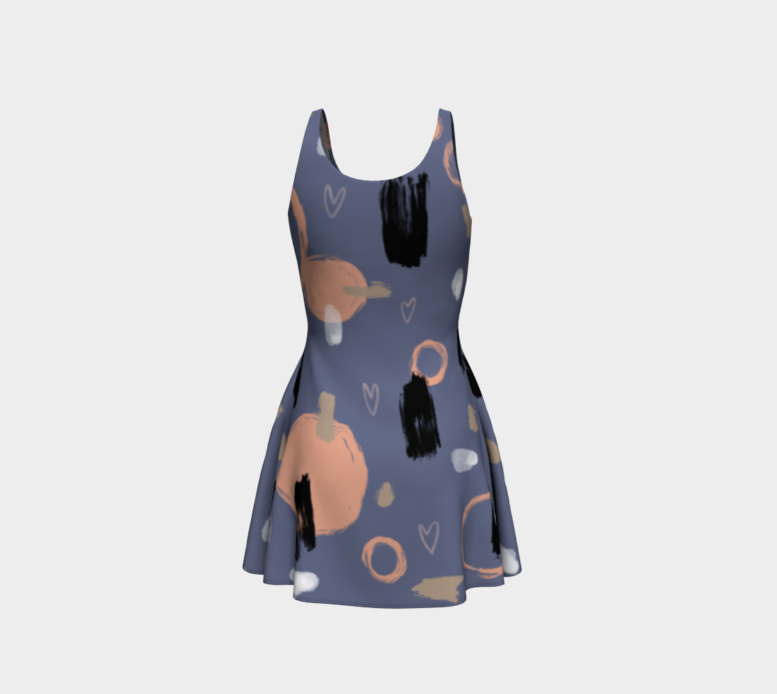 Robe évasée cool abstrait preview #3