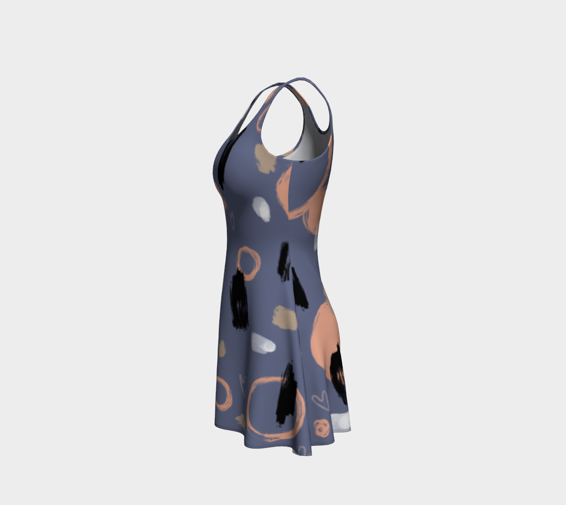 Robe évasée cool abstrait preview #2