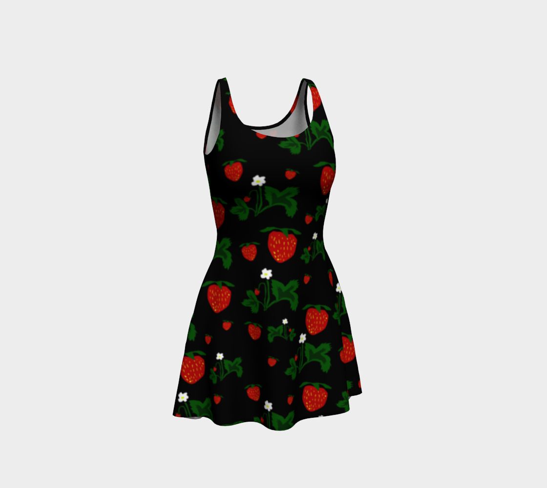 Wild Strawberries Flare Dress preview
