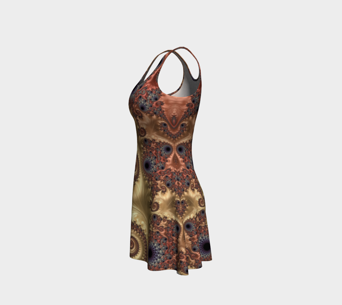 Peach Parade Flare Dress preview #2