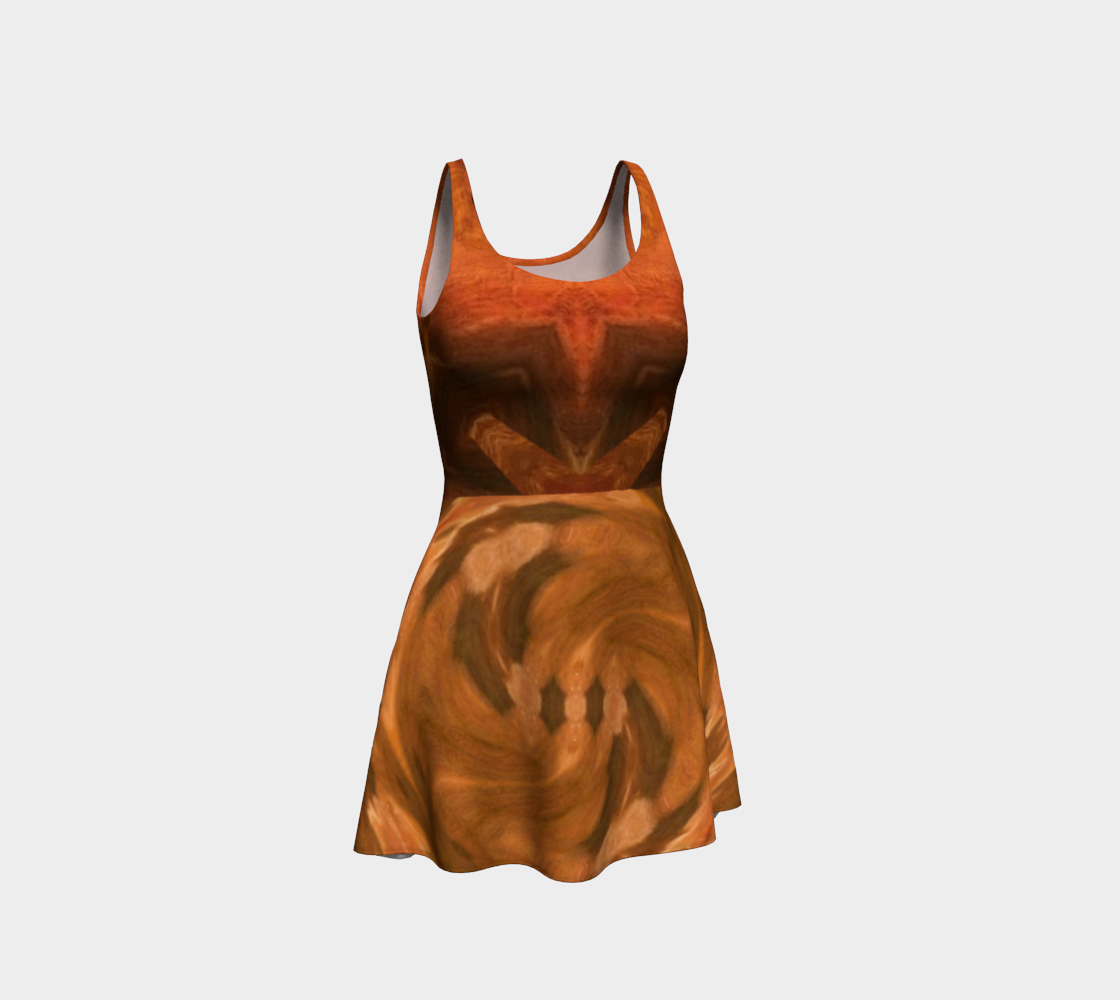 Terra-Spun Sandstorm Floral Dress preview #1