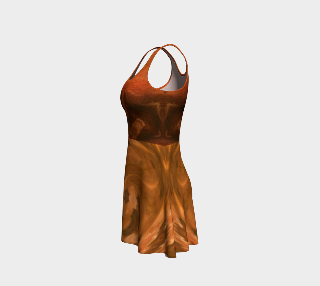 Terra-Spun Sandstorm Floral Dress preview #2