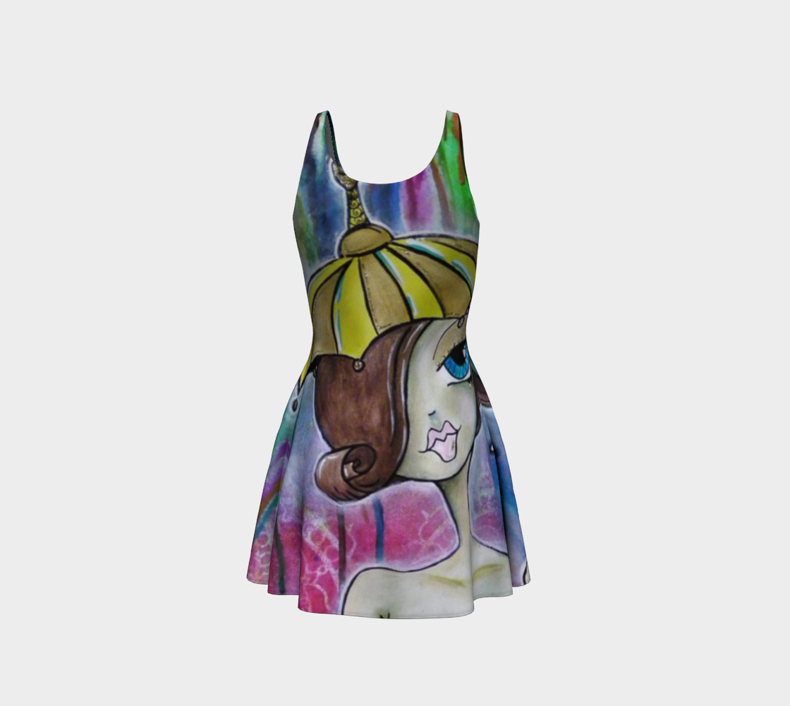 A Walk in the Rain flare dress preview #3