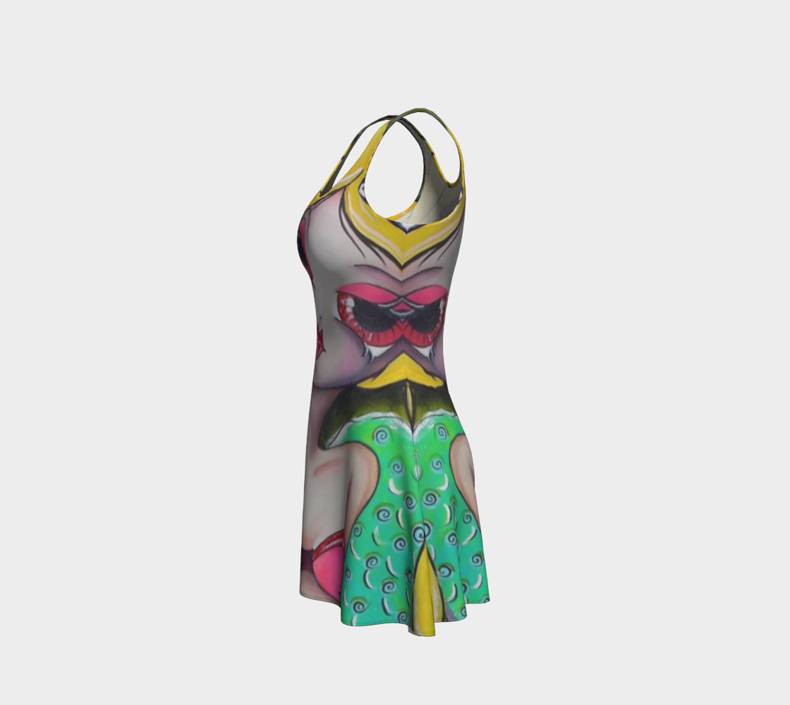 Show Me Where it Hurts flare dress preview #2