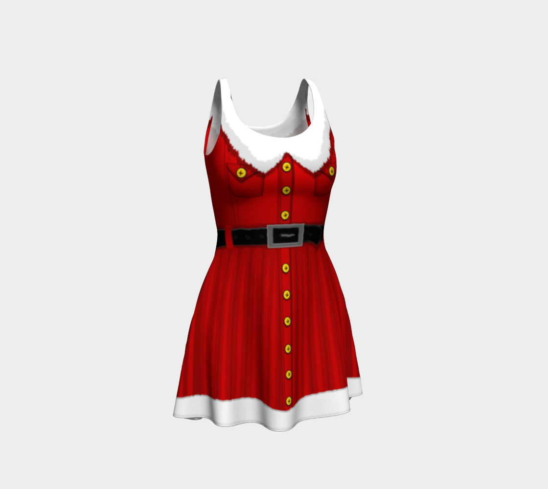 Cute Mrs. Clause Dress Christmas Costume Dress preview