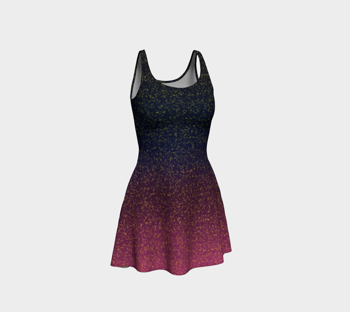 Fireflies at Night Flare Dress  preview