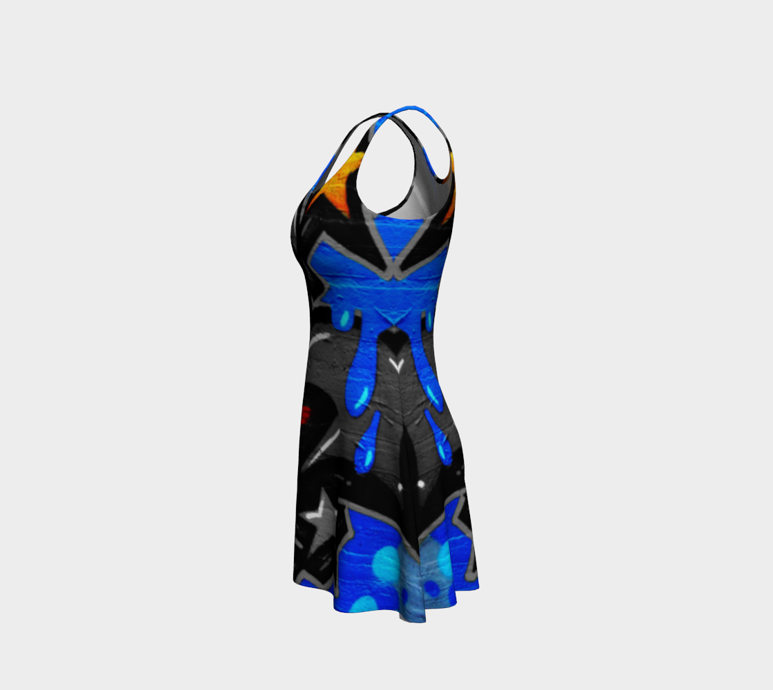 Graffiti 3 Flare Dress preview #2