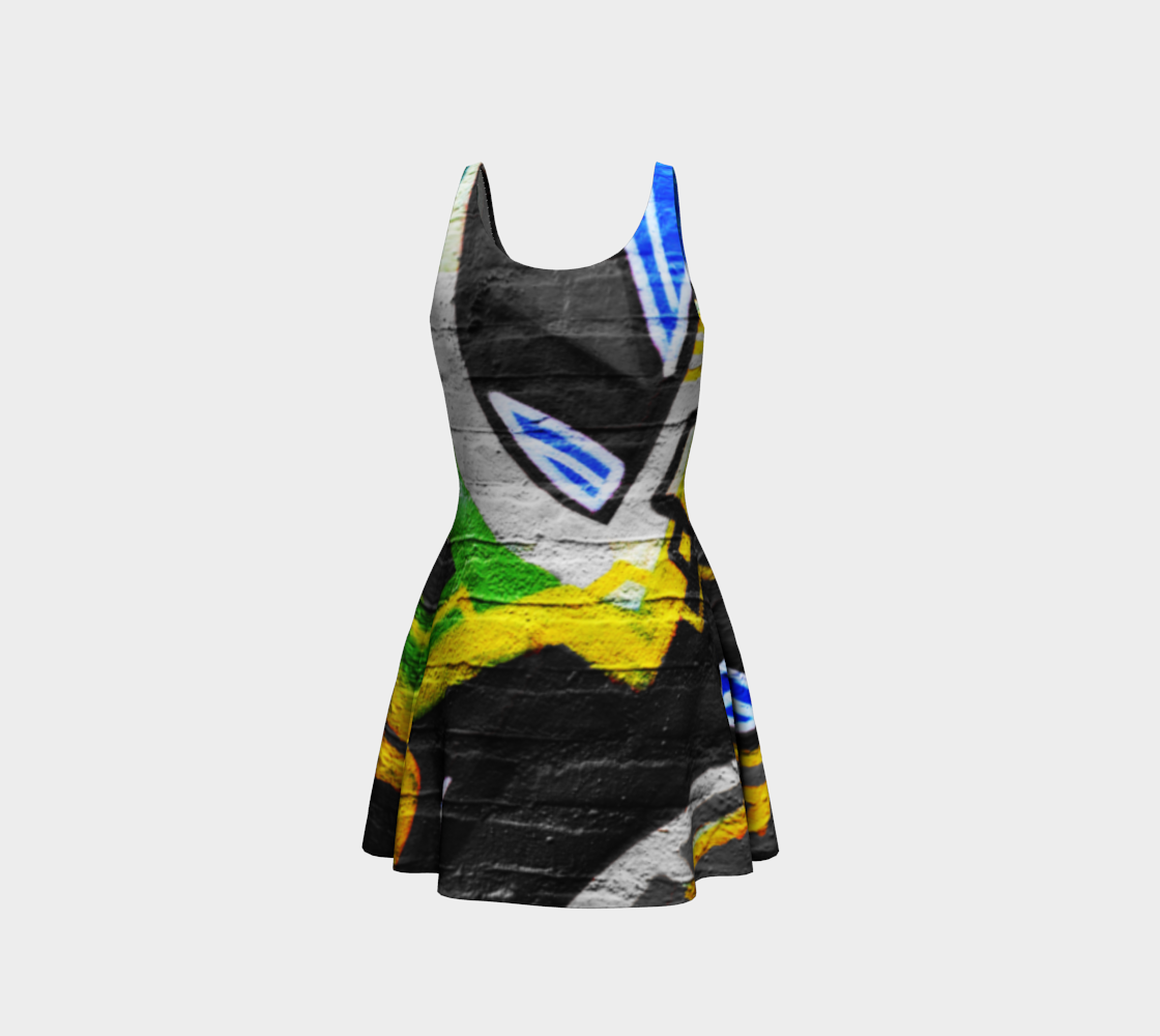 Graffiti 6 Flare Dress preview #3