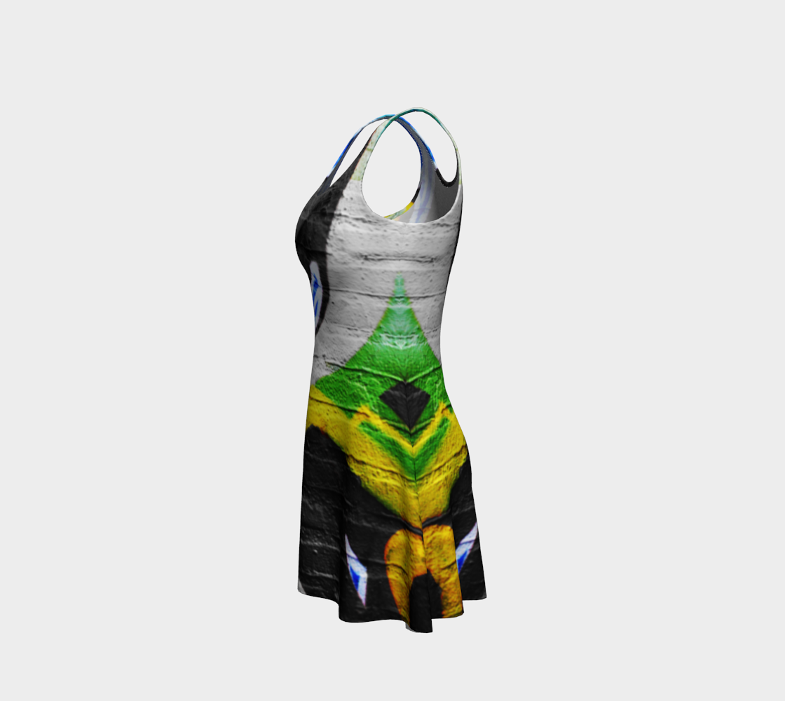 Graffiti 6 Flare Dress preview #2